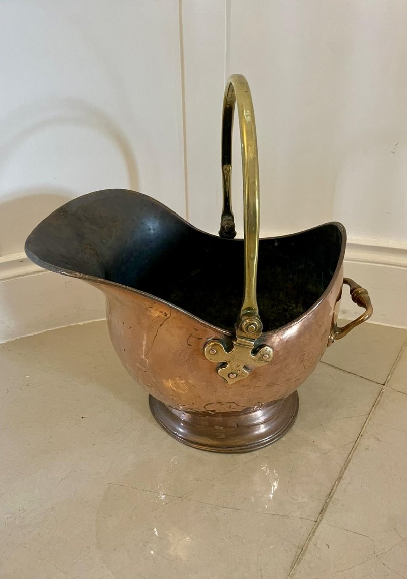 Antique George III Quality Coal Scuttle